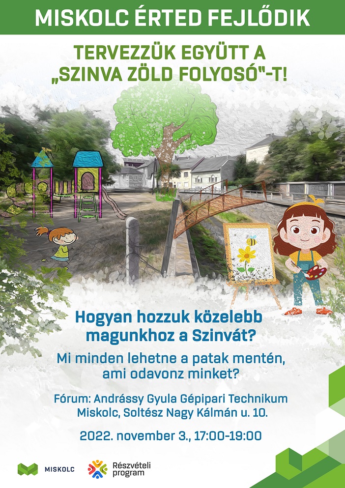 „Szinva Zöld Folyosó” Közösségi Tervezés