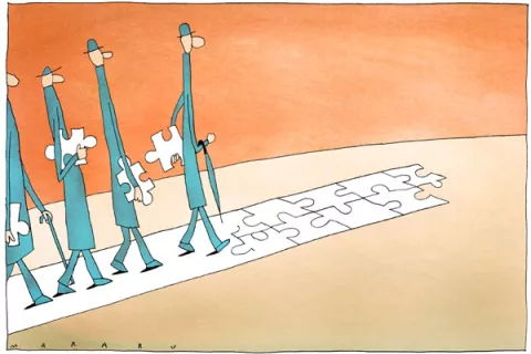 Marabu karikatúrája